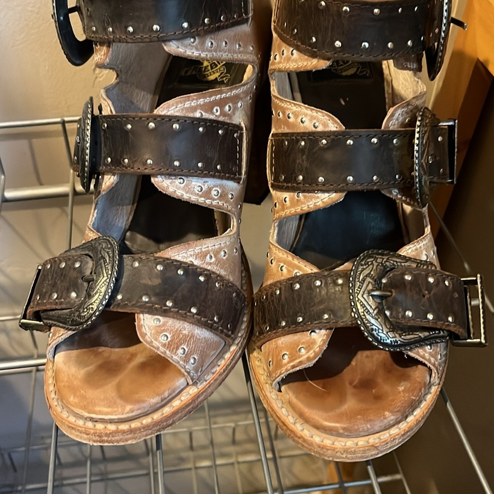 Freebird By Steven Violet Ankle Bootie Sandals - Picture 4 of 10